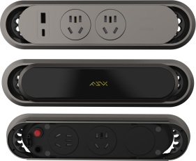 嵌入式带面盖插座